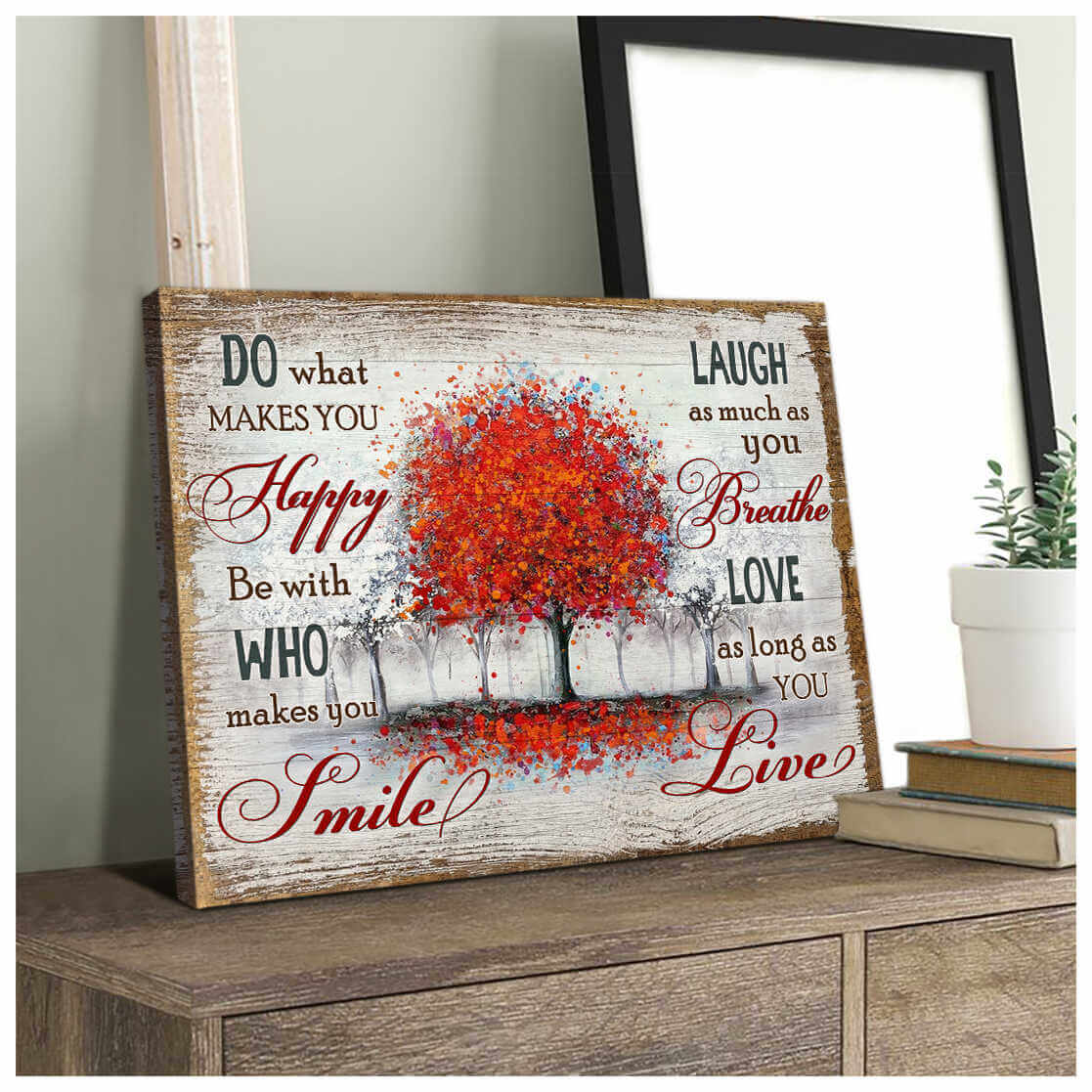 Love as long as you Live Tree Wall Art Decor