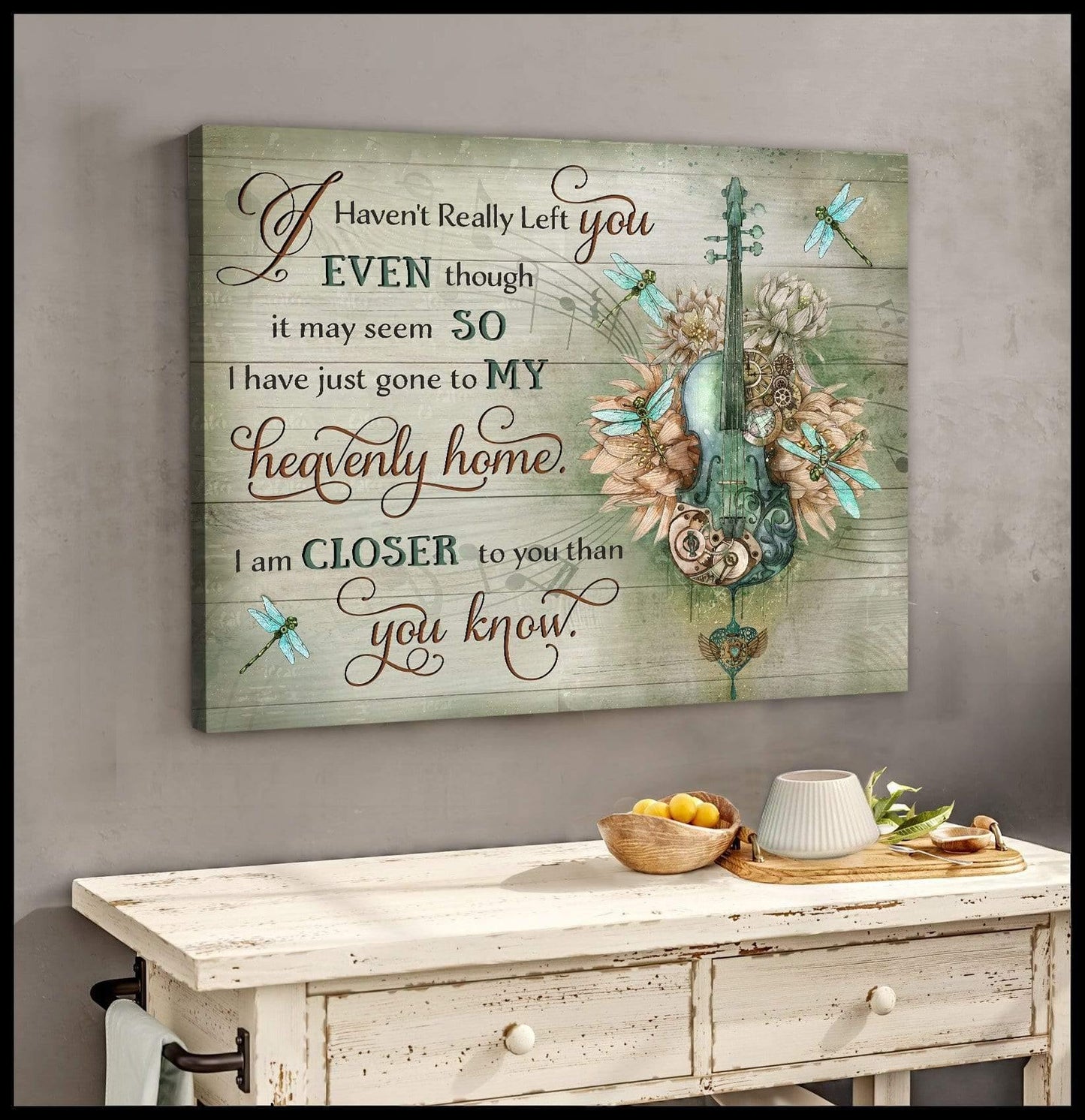 You Know Dragonfly Wall Art Canvas
