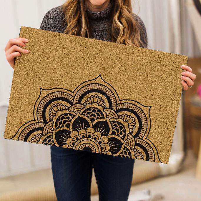 Mandala Boho Doormat | Colorful | Size 8x27'' 24x36''