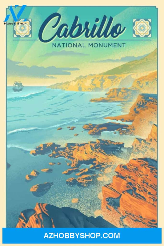 Cabrillo National Monument California Lithograph