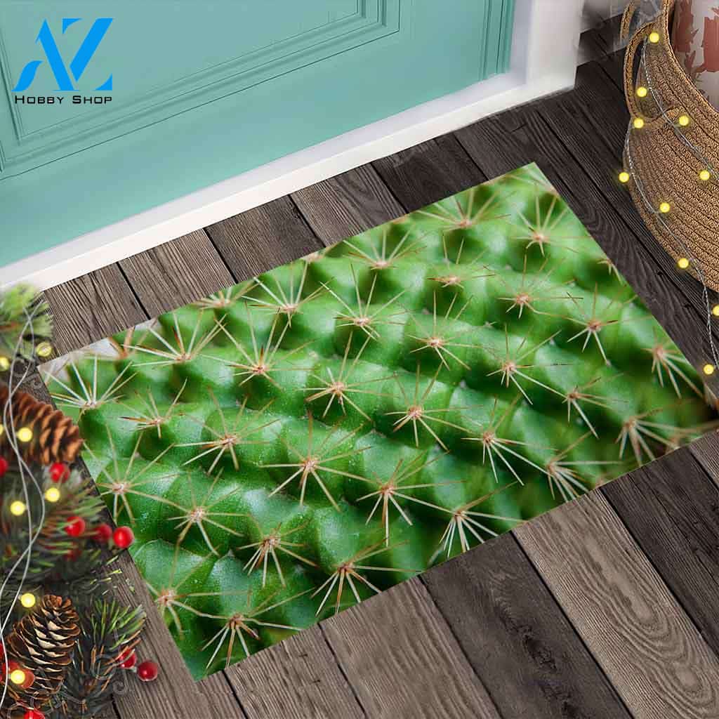 Cactus Doormat Indoor And Outdoor Doormat Warm House Gift Welcome Mat Gift For Cactus Lover Family Friend Birthday Gift Home Decor Bedding Couch Sofa Soft And Comfy Cozy