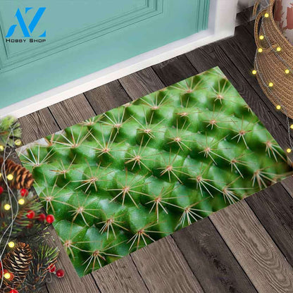 Cactus Doormat Indoor And Outdoor Doormat Warm House Gift Welcome Mat Gift For Cactus Lover Family Friend Birthday Gift Home Decor Bedding Couch Sofa Soft And Comfy Cozy