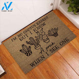 Cactus Expert Coir Pattern Print Doormat