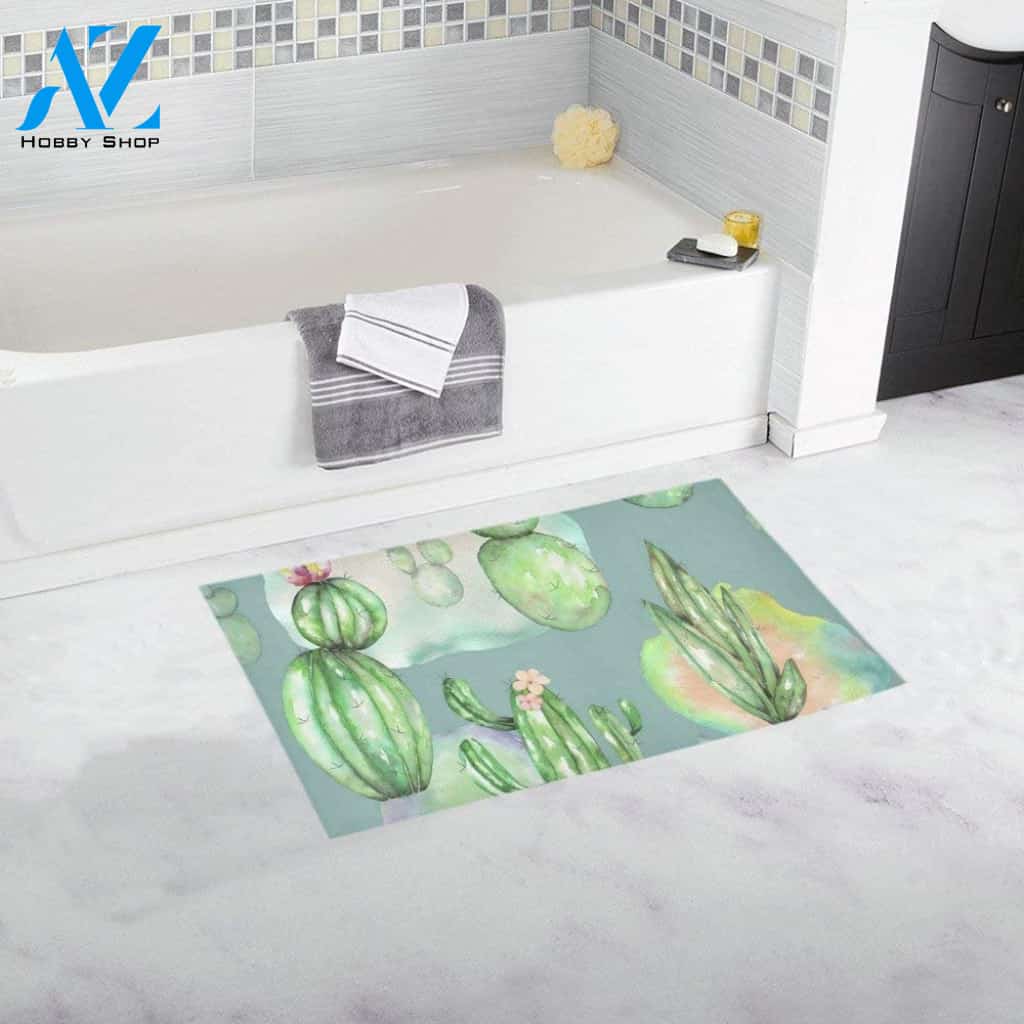 Cactus Indoor And Outdoor Doormat Warm House Gift Welcome Mat Gift For Cactus Lovers Gift Idea For Family Birthday Gift