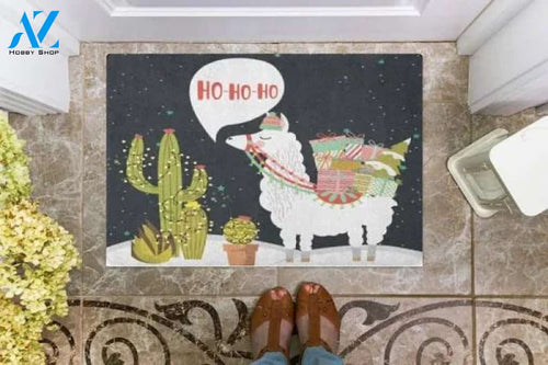 Cactus & Llama Funny Indoor And Outdoor Doormat Warm House Gift Welcome Mat Gift For Friend Gift For Family Birthday Gift