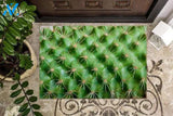 Personalized Name Family House Cactus Plant Big Zoom 3D Flower Doormat Indoor And Outdoor Mat Entrance Rug Sweet Home Decor Closing Gift Gift For Friend Family Flower Lovers Gift Idea