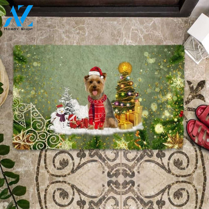 Cairn Terrier Merry Christmas Doormat