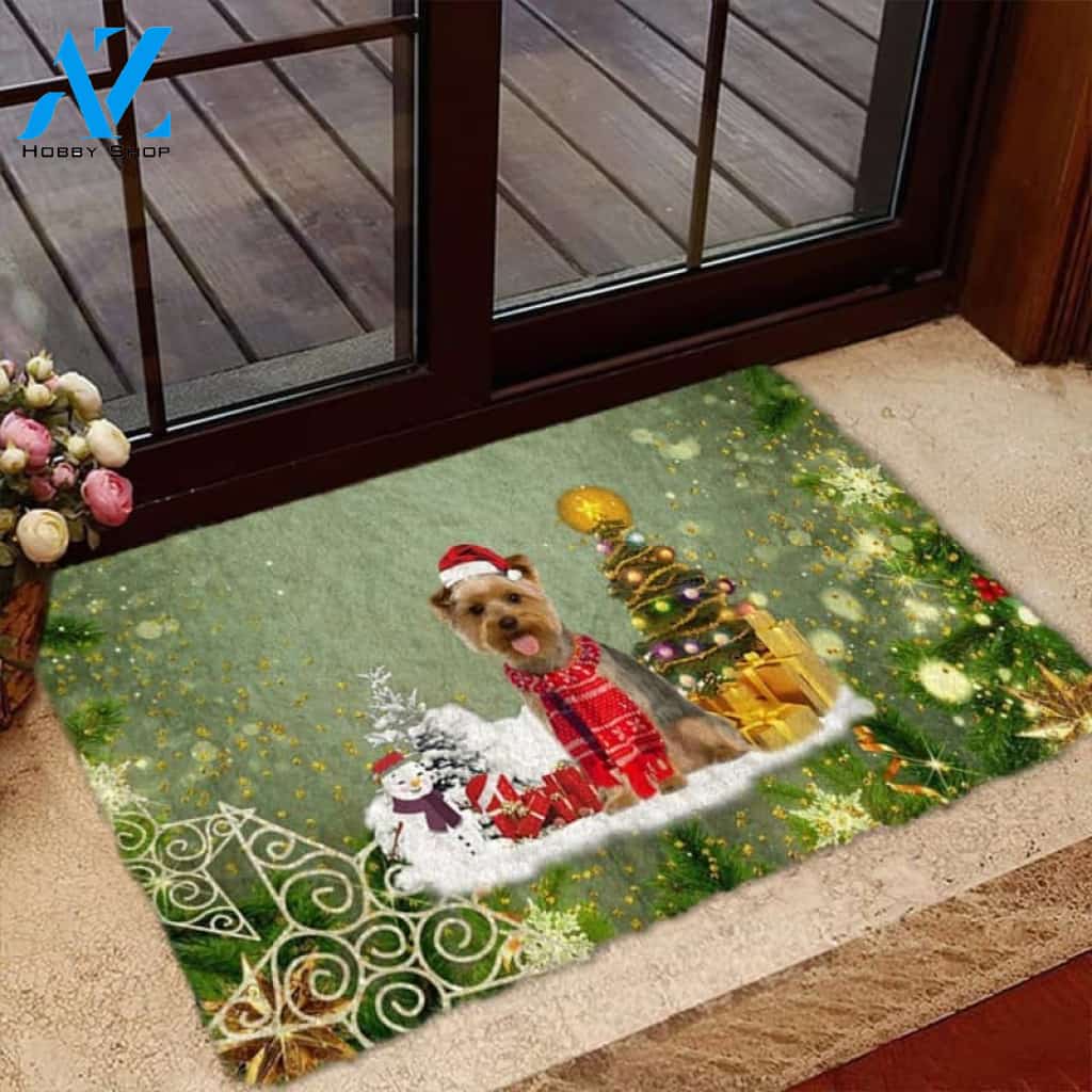 Cairn Terrier Merry Christmas Doormat