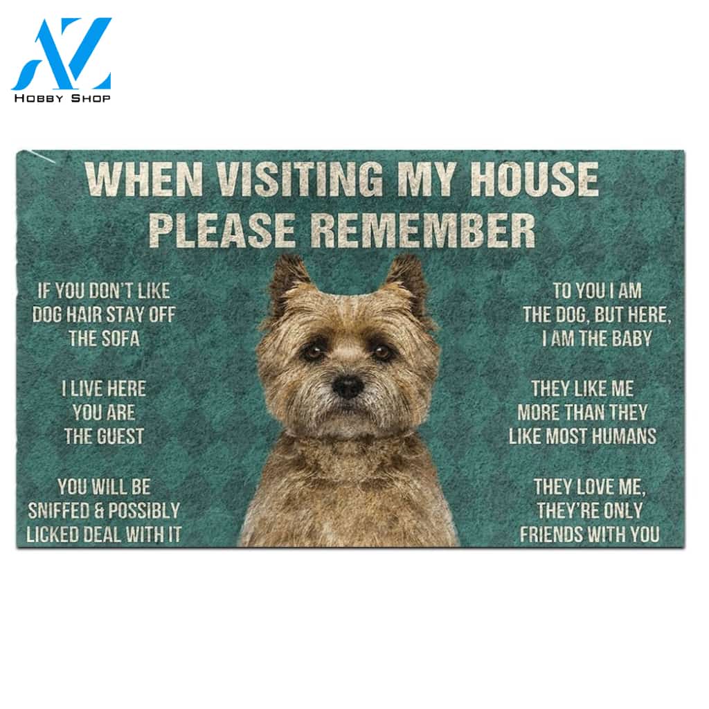 Cairn Terrier's Rules Doormat