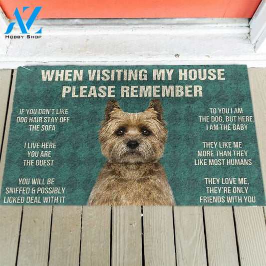 Cairn Terrier's Rules Doormat