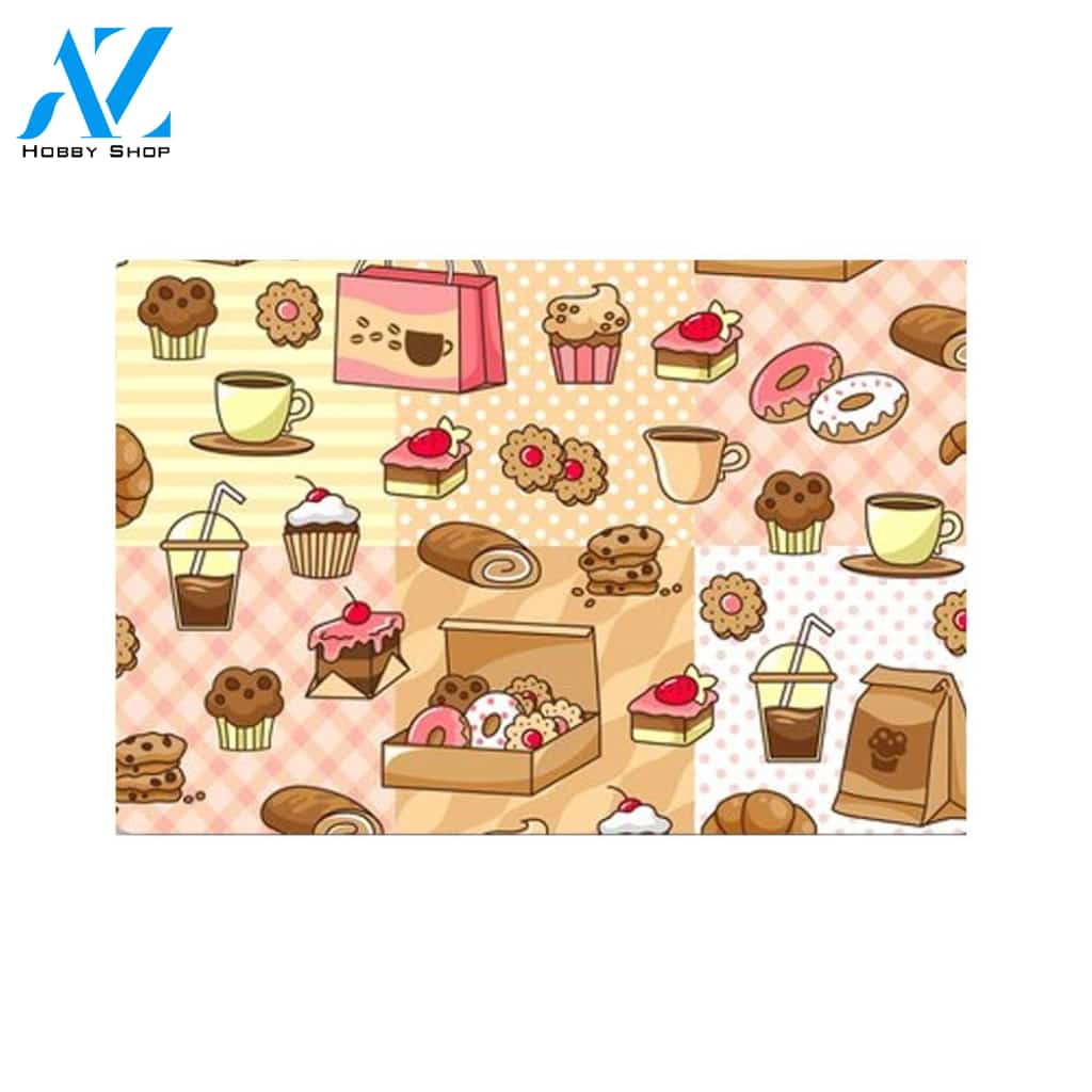 Cakes Funny Doormat Floor Rug Housewarming Gift Home Living Home Decor Funny Doormat Gift Idea