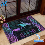 Calf roping Colorful Mandala Custom Doormat | Welcome Mat | House Warming Gift
