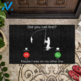 Call First - Fishing Doormat