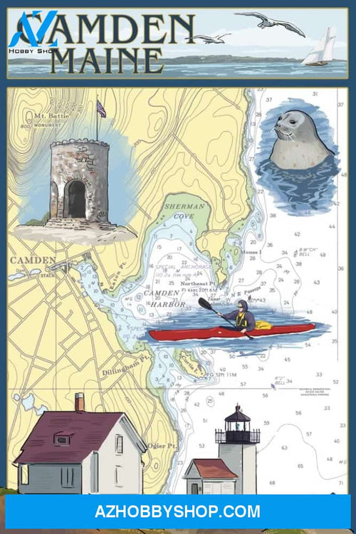 Camden Maine Nautical Chart