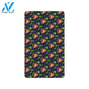 Camfire marshmallow Camping Design Print Rubber Doormat