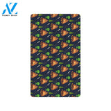 Camfire marshmallow Camping Design Print Rubber Doormat