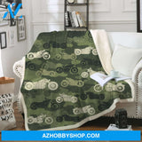 Camouflage Motorcycle Blanket Gift For Motorcycle Lovers Birthday Gift Home Decor Bedding Couch Sofa Soft and Comfy Cozy