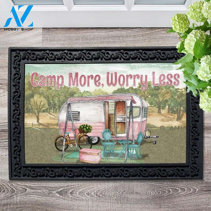 Camp More, Worry Less Doormat - 18" x 30"