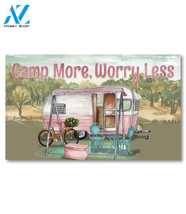 Camp More, Worry Less Doormat - 18" x 30"