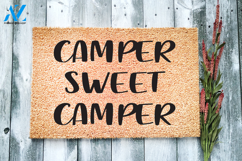 Camper Sweet Camper Doormat | Welcome Mat | House Warming Gift