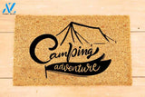 Personalized Name Family House Camping Adventure Doormat Welcome Mat House Warming Gift Home Decor Funny Doormat Gift Idea