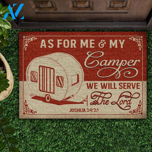 Camping As For Me And My Camper Doormat