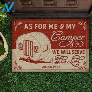 Camping As For Me And My Camper Doormat | Welcome Mat | House Warming Gift
