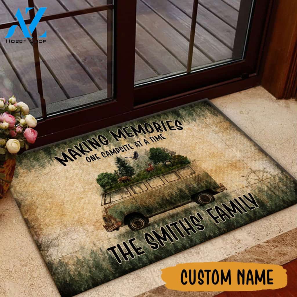 Camping Doormat Full Printing ntk-dnq004 | Welcome Mat | House Warming Gift