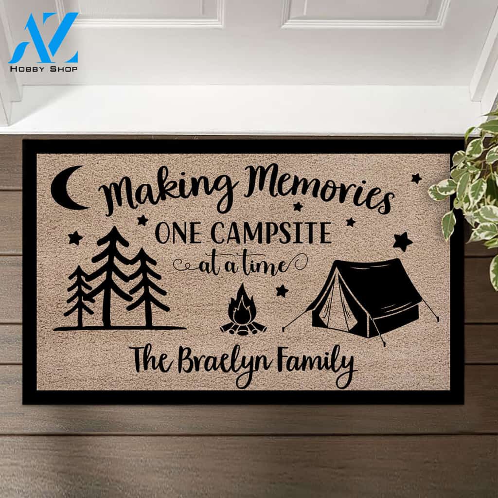 Camping Doormat - Making Memories One Campsite At a Time Vr2 M0402 - TRHN