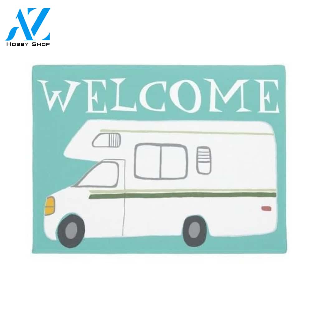 Camping Lover Gift - Welcome Doormat Welcome Mat House Warming Gift Home Decor Funny Doormat Gift Idea