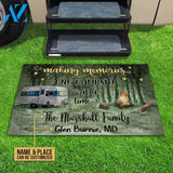 Camping Making Memories One Campsite At A Times Custom Doormat | Welcome Mat | House Warming Gift