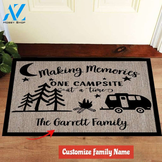 Camping Making Memory Doormat