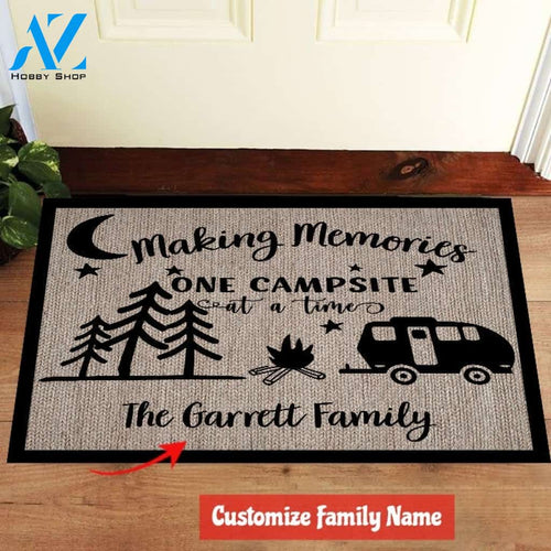 Camping Making Memory Doormat
