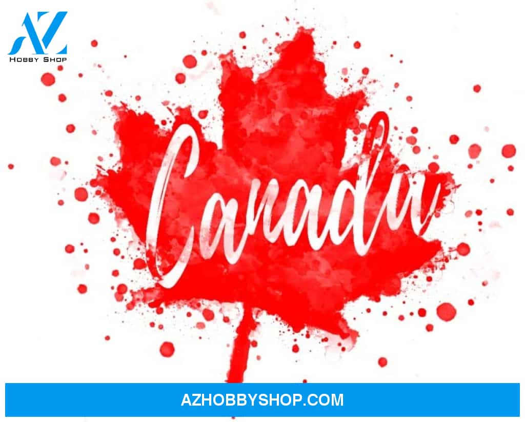 Canada Maple Leaf Watercolor