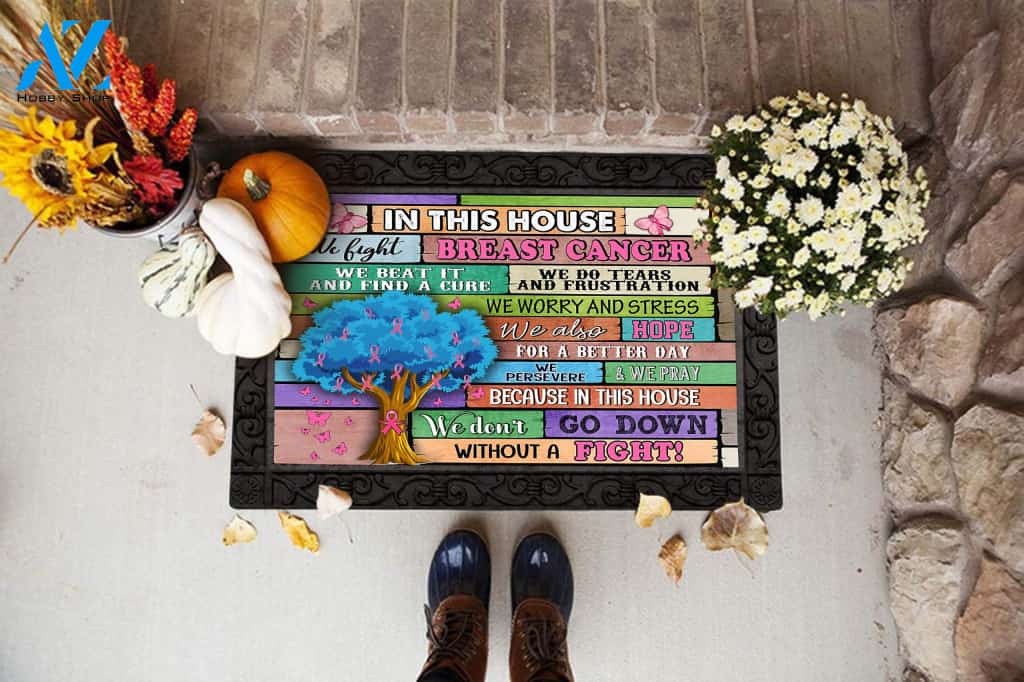 Cancer In This House Doormat DM7 All Over Printed (6228)