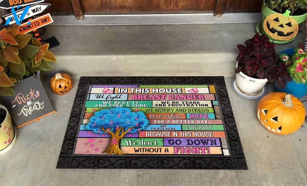 Cancer In This House Doormat DM7 All Over Printed (6228)