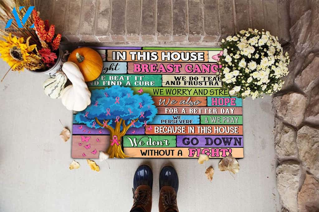 Cancer In This House Doormat DM8 All Over Printed (6228)