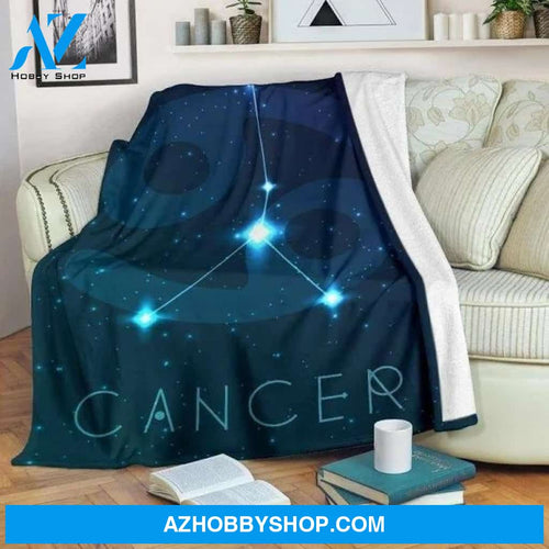 Cancer Zodiac Sign Astrology Blanket