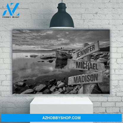 Candy Skies Multi-Names Premium Canvas