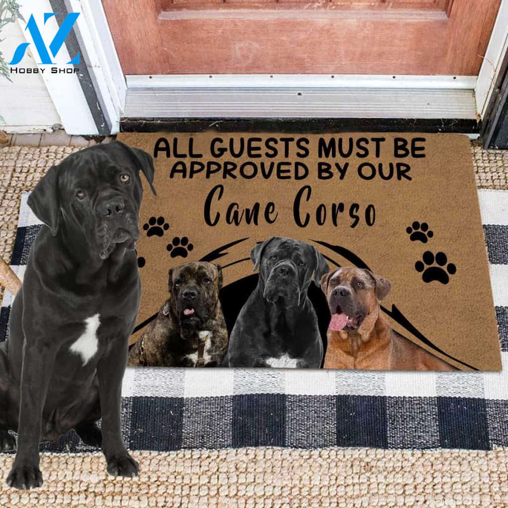 Cane Corso Approved Doormat Home Decor – Doormat