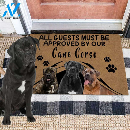 Cane Corso Approved Doormat Home Decor – Doormat