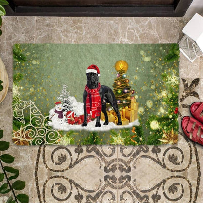 Cane Corso Merry Christmas Doormat