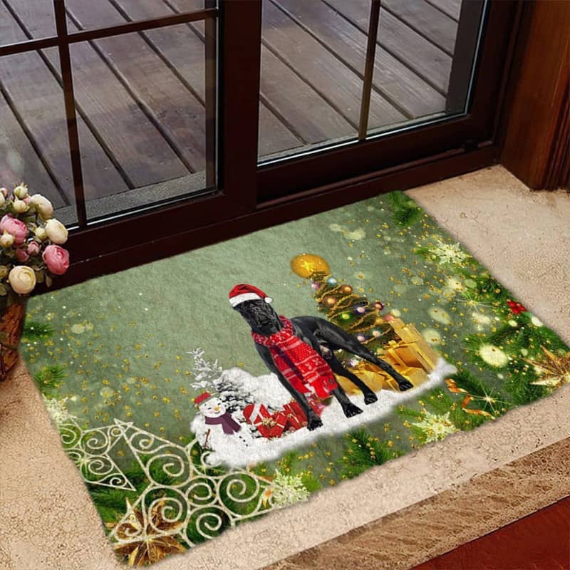 Cane Corso Merry Christmas Doormat