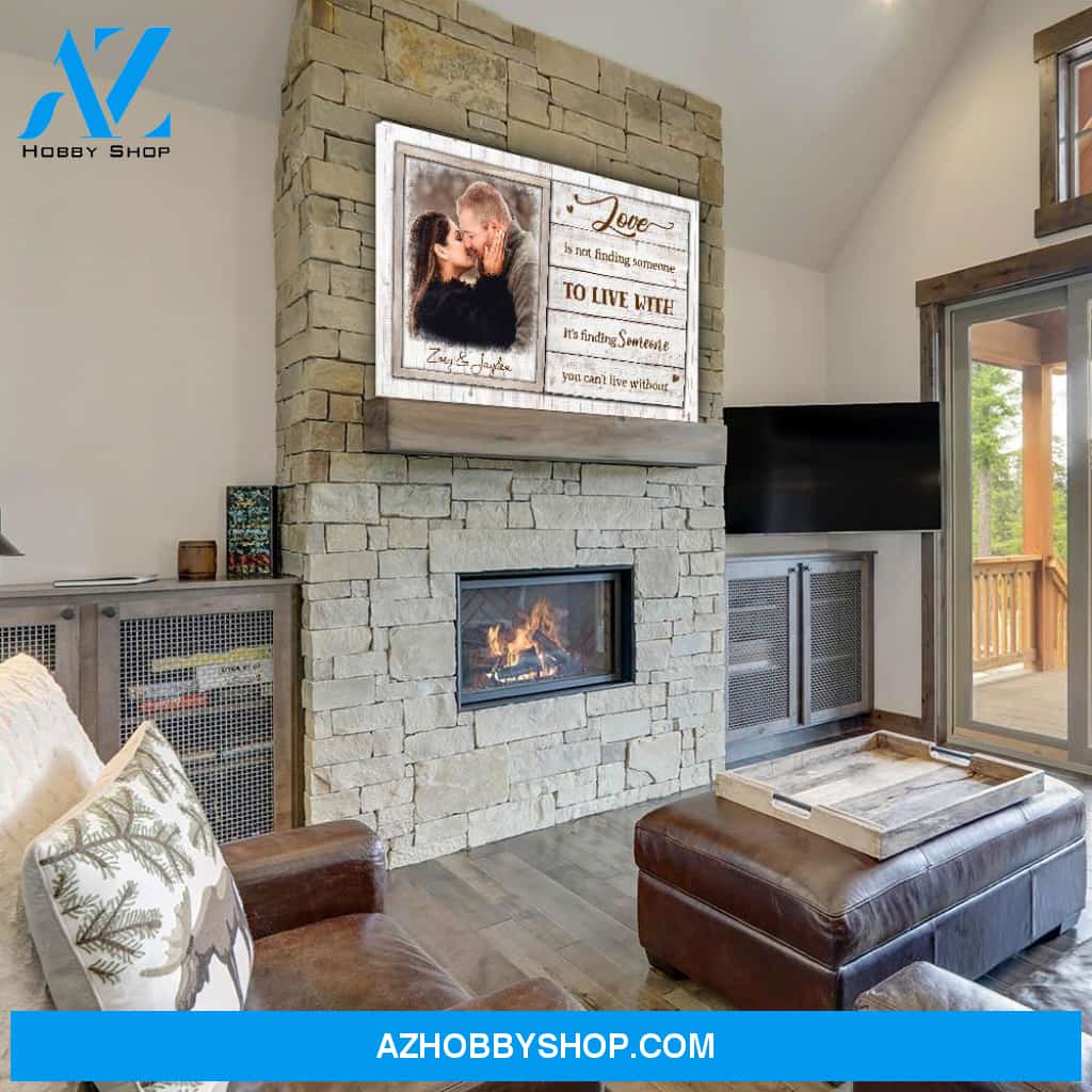 Can‘t Live Without - Personalized Custom Photo Canvas