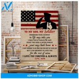 Canvas – Army Son – Wherever Your Journey In Life May Take You – Canvas