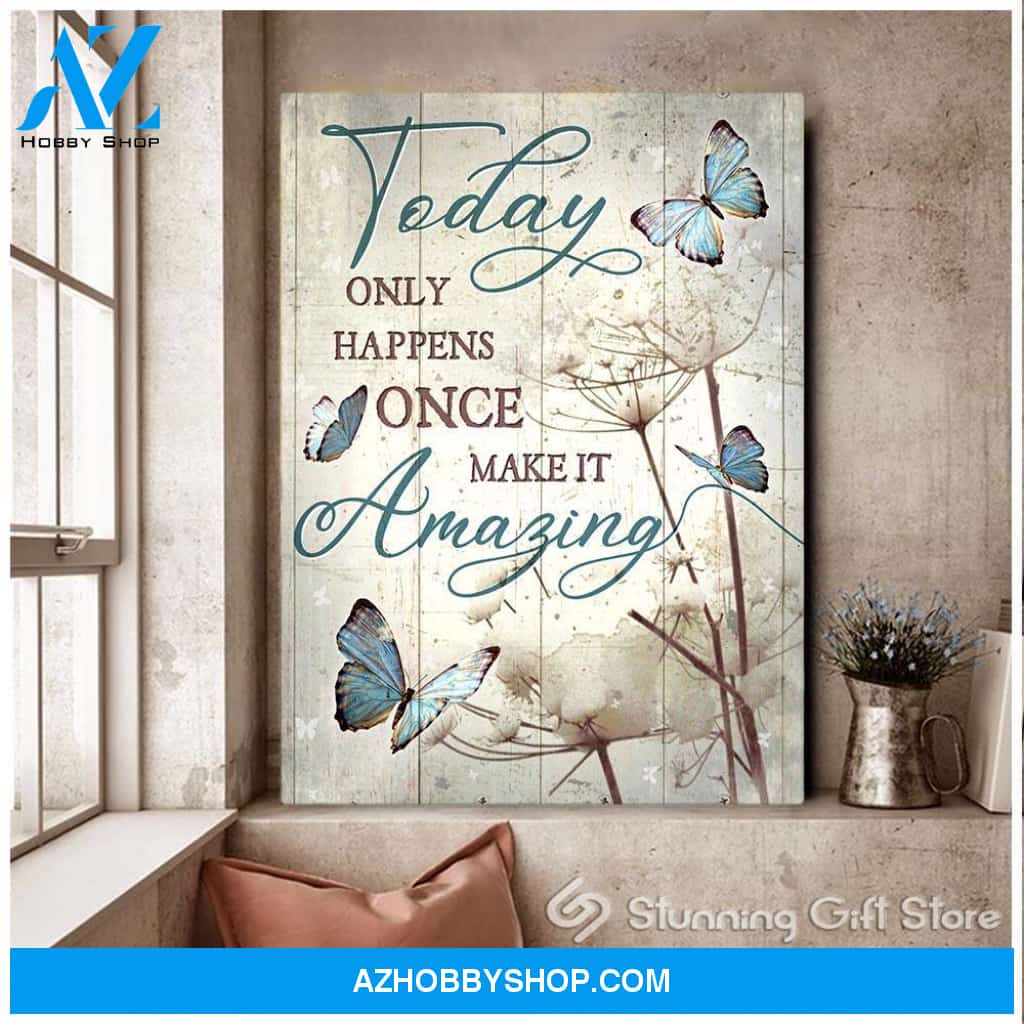 Canvas – Butterfly & Dandelion – Make It Awesome 0406