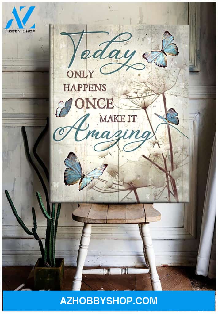 Canvas – Butterfly & Dandelion – Make It Awesome 0406