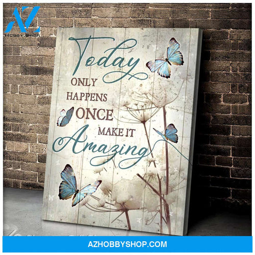 Canvas – Butterfly & Dandelion – Make It Awesome 0406