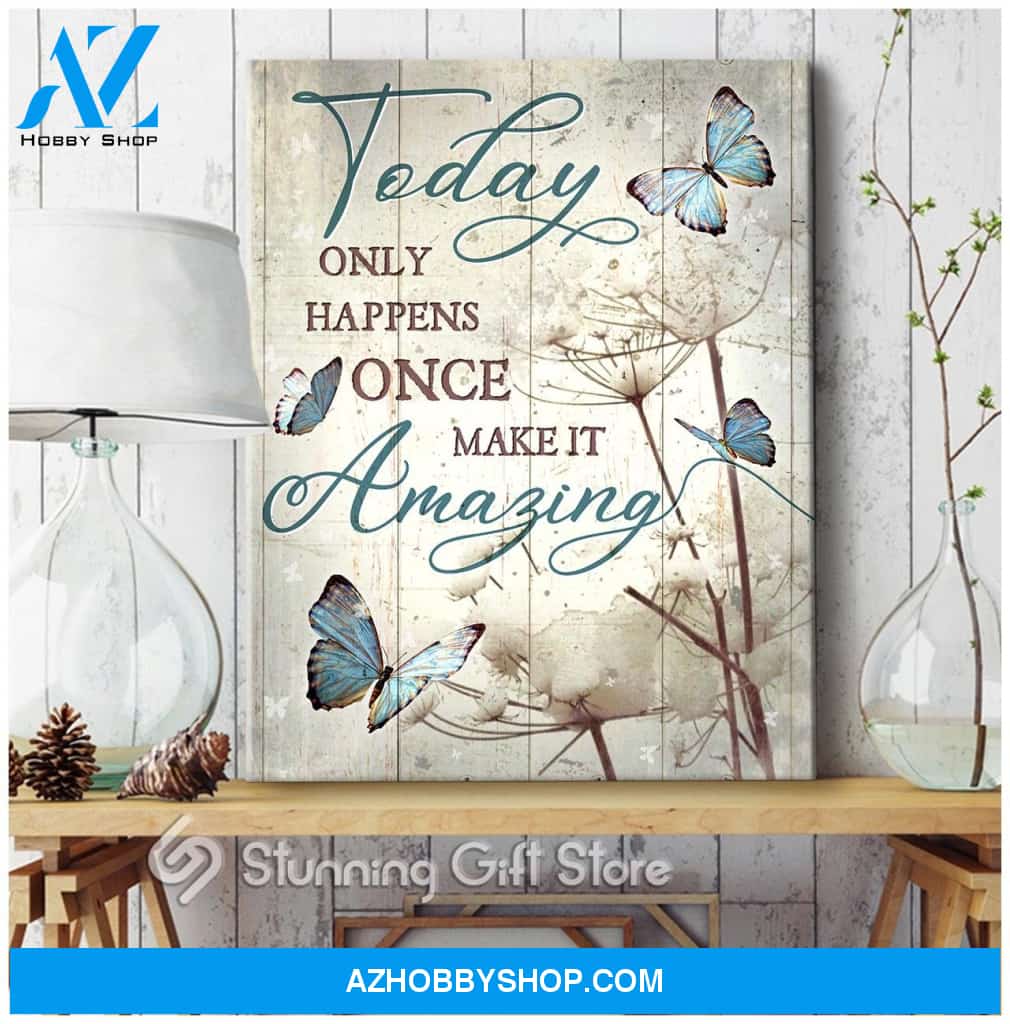 Canvas – Butterfly & Dandelion – Make It Awesome 0406