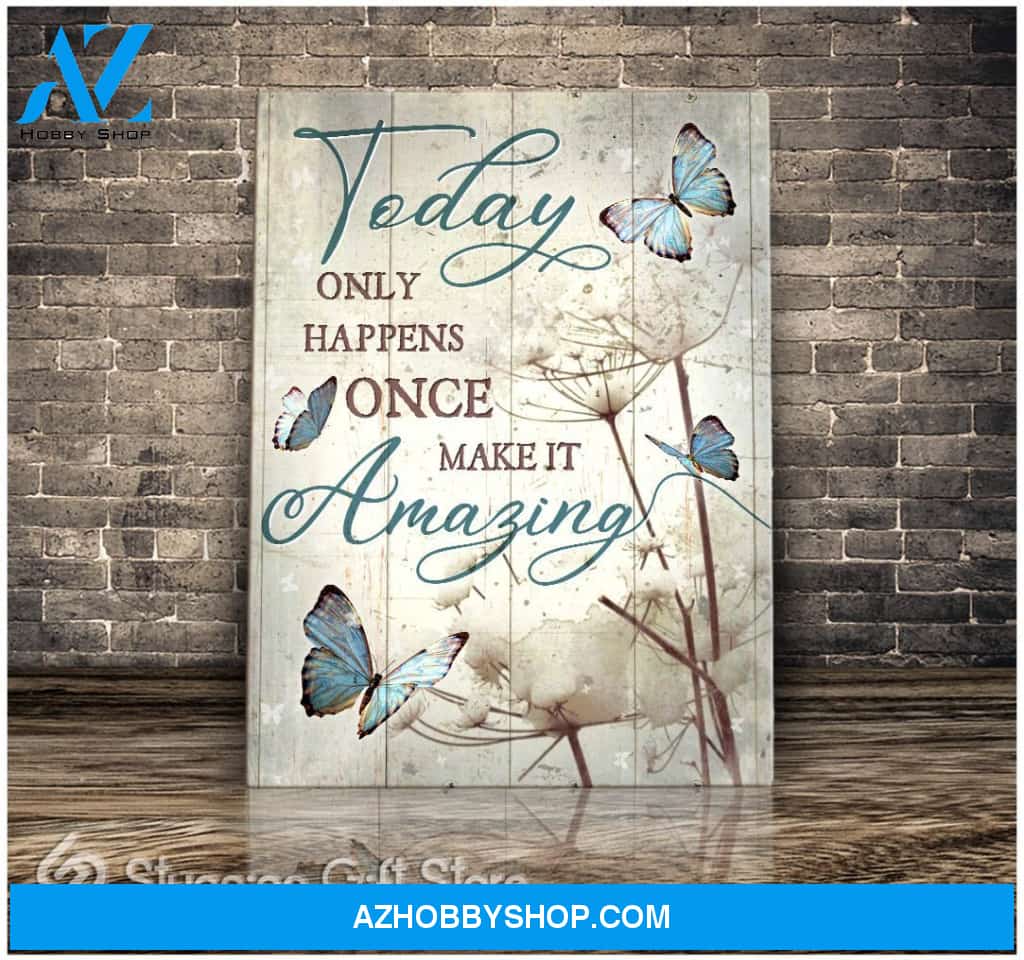 Canvas – Butterfly & Dandelion – Make It Awesome 0406